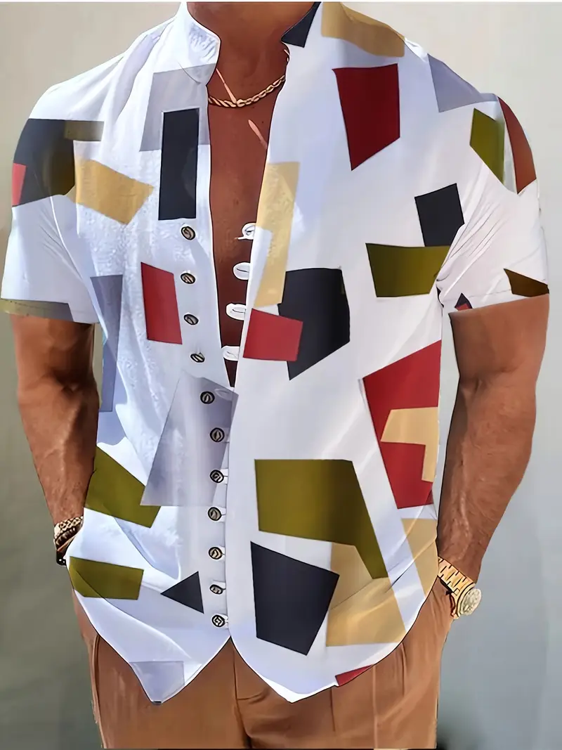 men's chinese style long sleeve shirt casual color block - Temu men's chinese style long sleeve shirt casual color block - Temu